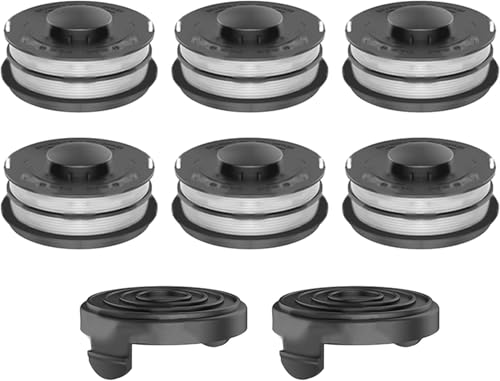 Zhanhai Spule + Kappe passend für Einhell GC-ET 4530 3405685 Rasentrimmer, Ersatzzubehör, Autofeed-Spulen (B) von Zhanhai