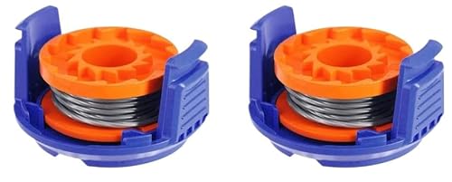 Zhanhai Trimmerspule mit Spulenabdeckung für MacAllister MGTP18Li 1,5 mm, 1 x 2,5 m Rasentrimmer-Ersatzteil, 2/4 Stück von Zhanhai