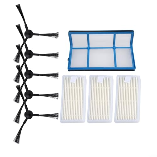 Zhanhai Vorfilter-Netzfilter-Seitenbürsten-Ersatz-Set passend für MEDION MD 18500 18600 MD18501 MD16192 und V5 V5s Pro Staubsauger, 1 Vorfilternetz, 3 Filter, 6 Seitenbürsten Zhanhai Vorfilter-Netzfilter-Seitenbürsten-Ersatz-Set passend für MEDION MD 18500 18600 MD18501 MD16192 und V5 V5s Pro Staubsauger, 1 Vorfilternetz, 3 Filter, 6 Seitenbürsten von Zhanhai
