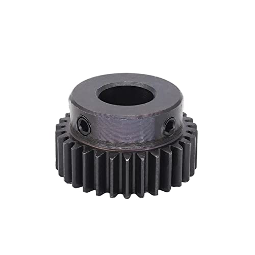 1 Stück 30T Stirnradgetriebe 1 Modul Kohlenstoffstahl Ritzel mit 5-16mm Bohrung for landwirtschaftliche und mechanische Verwendung(1m 30t-bore 8 mm) von ZhaoQIAN