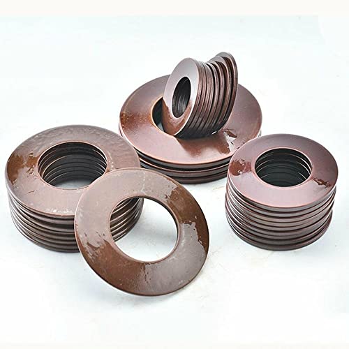 20 Stück 60Si2MnA Druckfederscheiben – mit Außendurchmesser 14/16/18 mm, Innendurchmesser 7,2–9,2 mm, Dicke 0,35–1 mm(12.5 x 6.2 x 0.35mm) von ZhaoQIAN