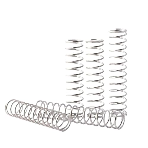 5 Stück/10 Stück verzinkte Druckfedern – anpassbarer Federdraht (Durchmesser 0,9–1,4 mm, Länge 10–100 mm)(5pc 1.2x10x70mm) von ZhaoQIAN