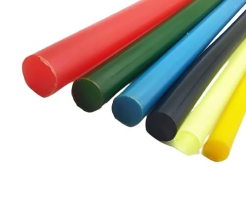 Polyurethan-Rundstab mit Härtegrad 75A – 50 cm Länge, anpassbarer Durchmesser (20–100 mm) – verschleißfest, ölbeständig(Black,70x500mm) von ZhaoQIAN