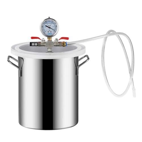 Vakuumkammer-Set mit Acrylkristalldeckel for Harzguss und Holzstabilisierung – Fassungsvermögen von 6 bis 100 l(20L(25x40cm)) von ZhaoQIAN