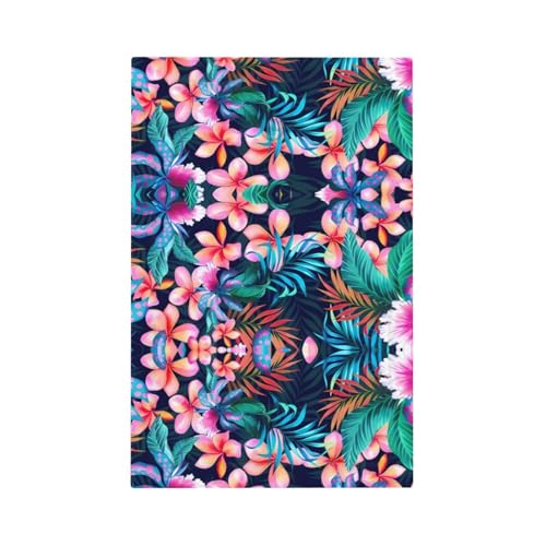 ZhaoYuGoods Dekorative Lichtschalter-Steckdosenabdeckungen, tropische Blumen, bedruckt, langlebige Wandplatten, elektrische Frontplatte, 12,5 x 8 cm von ZhaoYuGoods