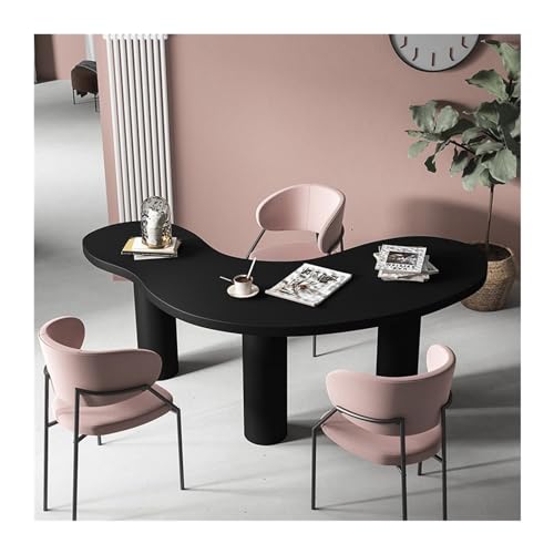 Konsolentisch Moderner minimalistischer Schreibtisch aus massivem Holz, Büroschreibtisch, Bogen, kreativer Computertisch, Designer-Schreibtisch for Zuhause, einförmig Bürotisch(Schwarz,300*80*75cm) Konsolentisch Moderner minimalistischer Schreibtisch aus massivem Holz, Büroschreibtisch, Bogen, kreativer Computertisch, Designer-Schreibtisch for Zuhause, einförmig Bürotisch(Schwarz,300*80*75cm) von Zhaoj24-05