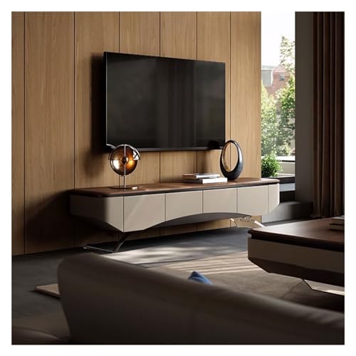 Zhaoj24-05 Fernsehschrank Moderner TV-Ständer mit Bein, Holz-Entertainment-Center-Medienkonsole, Haushalts-TV-Regal, Medienkonsolenschrank zur Aufbewahrung Lowboard Hängend von Zhaoj24-05