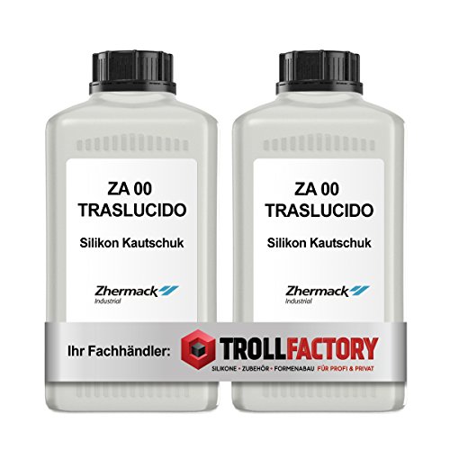 Zhermack Silikon Kautschuk ZA 00 Translucido transluzent super weich soft Dubliersilikon 1:1 2kg Zhermack Silikon Kautschuk ZA 00 Translucido transluzent super weich soft Dubliersilikon 1:1 2kg von Zhermack