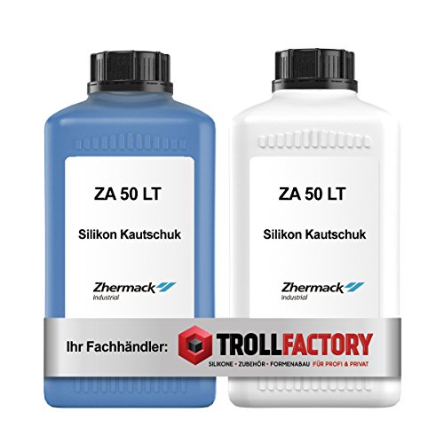 Zhermack Silikon Kautschuk ZA 50 LT Shore Härte 50 blau mittelhart Dubliersilikon flüssig 2kg Zhermack Silikon Kautschuk ZA 50 LT Shore Härte 50 blau mittelhart Dubliersilikon flüssig 2kg von Zhermack