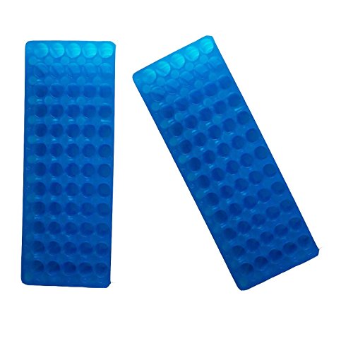 2 x Röhrenhalter, 60 Positionen, Polypropylen, für Mikrozentrifugenröhrchen, 0,5 / 1,5 ml, Blau / Blau von MUHWA