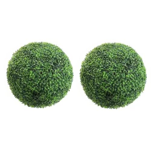 Zhildmosin Künstliche Buchsbaum Formschnittkugeln 50cm 2er Set Grün Dekokugel für Garten Terrasse und Wohnkultur Zhildmosin Künstliche Buchsbaum Formschnittkugeln 50cm 2er Set Grün Dekokugel für Garten Terrasse und Wohnkultur von Zhildmosin