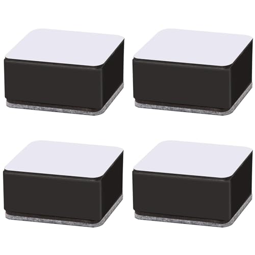 Zhixifan 4 Stück Kohlenstoffstahl Tischerhöhung, Selbstklebende Möbelerhöhung, Durchmesser Möbelerhöher, für Sofa, Couchtisch, Schrank, Bett, Schreibtisch—3cm Hoch von Zhixifan
