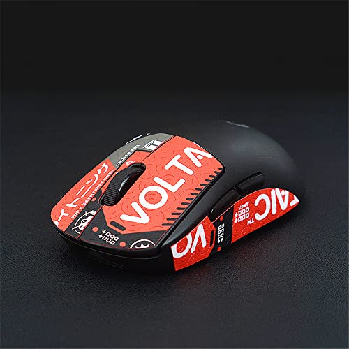 Maus Anti-Rutsch Aufkleber passend für Logitech G Pro W Superlight, Schweißresistente Pads, Griptape für G Pro W Superlight Maus (FM-R-26) von Zhixteu