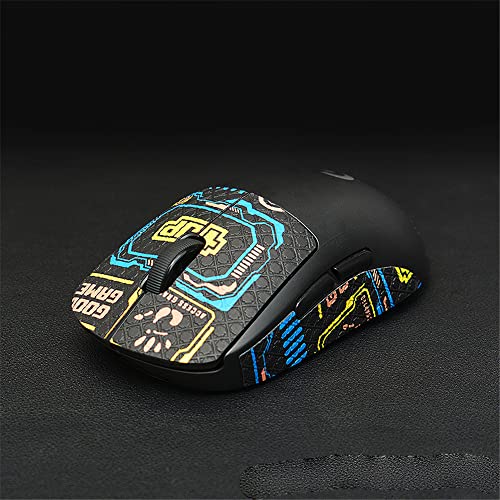 Maus Anti-Rutsch Aufkleber passend für Logitech G Pro W Superlight, Schweißresistente Pads, Griptape für G Pro W Superlight Maus (HZ-B-3) von Zhixteu