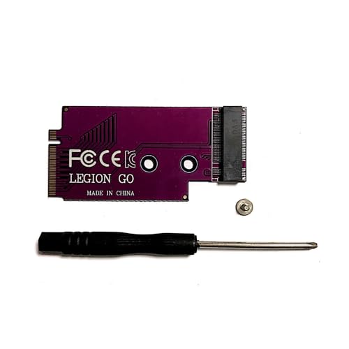 Modifizierte Transferplatine für Legion Go, SSD Speicherkartenadapter für NVME M.2 2242 bis 2280 Festplattenkarten Zubehör (lila) von Zhixteu