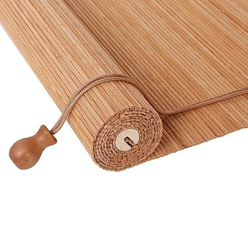 Bambusrollo Outdoor Rollo Bambus Bambus Raffrollo für Innen Bambus Wetterfest Rollo 40-165cm Breit Retro Roman Jalousien mit Lifter Sonnenschutzrollos Dekorative Vorhänge Atmungsaktiver Bambusrollo Outdoor Rollo Bambus Bambus Raffrollo für Innen Bambus Wetterfest Rollo 40-165cm Breit Retro Roman Jalousien mit Lifter Sonnenschutzrollos Dekorative Vorhänge Atmungsaktiver von Zhixubah