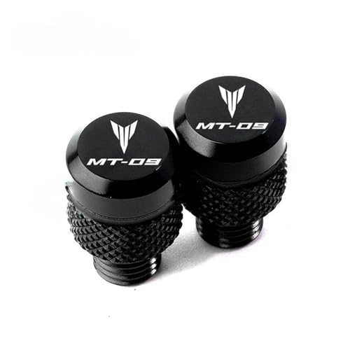 Zhjuan M10 Mototcycle Zubehör Moto CNC Spiegel Loch Stecker Kappen Abdeckung Schraube Bolzen Kompatibel mit Yamaha MT 07 09 03 10 125 MT07 MT03 MT09 MT10 von Zhjuan