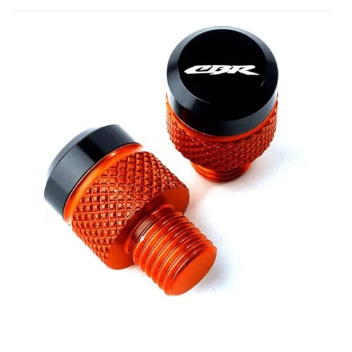 Zhjuan Motorrad CNC Spiegel Loch Stopfen Schrauben Kappe Kompatibel mit CB650R CB 750 1000R 650F 500X CBR650R CBR1000RR von Zhjuan