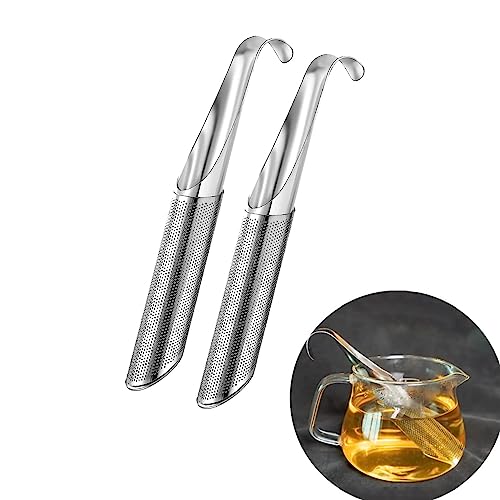Teezerstäuber Aus Edelstahl, 2 Stück Teesieb Teeei Feinmaschig Teestab für Losen Tee Gewürze Rose - Perfekt Zum Aufhängen an der Tasse Teezerstäuber Aus Edelstahl, 2 Stück Teesieb Teeei Feinmaschig Teestab für Losen Tee Gewürze Rose - Perfekt Zum Aufhängen an der Tasse von Zhjuju