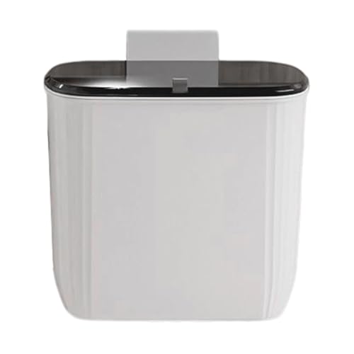 Zhliuqo Mülleimer Hängend Für Küche, Mit Deckel, 9L/11L, Für Die Arbeitsplatte Oder Unter Der Spüle, Wandmontierter Mülleimer PP Material, Für Badezimmer / von Zhliuqo