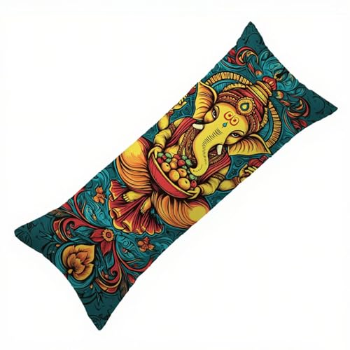 Seitenschläferkissen Bezug Blau Kissenbezug 50 x 150 Schwangerschaftskissen Elefant, Leinen Weich Seitenschläferkissen Body Pillow, für Deko Wohnzimmer Sofa Kopfkissenbezug, Geschenke für Fraue Q-6390 Seitenschläferkissen Bezug Blau Kissenbezug 50 x 150 Schwangerschaftskissen Elefant, Leinen Weich Seitenschläferkissen Body Pillow, für Deko Wohnzimmer Sofa Kopfkissenbezug, Geschenke für Fraue Q-6390 von Zhlpjecc