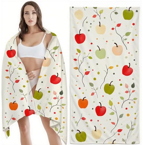 Strandtuch XXL Mikrofaser Handtuch, Schnelltrocknend Badetuch Obst Mikrofaser Stranddecke Sandfrei, Damen Herren Reise Urlaub Schwimmen Strand Zubehör, Sport Saunahandtuch 100x200 cm, Sommer Z-6467 Strandtuch XXL Mikrofaser Handtuch, Schnelltrocknend Badetuch Obst Mikrofaser Stranddecke Sandfrei, Damen Herren Reise Urlaub Schwimmen Strand Zubehör, Sport Saunahandtuch 100x200 cm, Sommer Z-6467 von Zhlpjecc