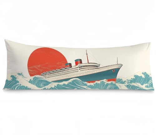 Kissenbezug 30 x 90 Seitenschläferkissen Bezug japanisch Kissenbezug Segelboot Kissen seitenschläfer Leinen Verbessern Sie Schlafqualität Pillow Case für Sofa Wohnzimmer Deko Schlafzimmer, Model708 Kissenbezug 30 x 90 Seitenschläferkissen Bezug japanisch Kissenbezug Segelboot Kissen seitenschläfer Leinen Verbessern Sie Schlafqualität Pillow Case für Sofa Wohnzimmer Deko Schlafzimmer, Model708 von Zhngshlg