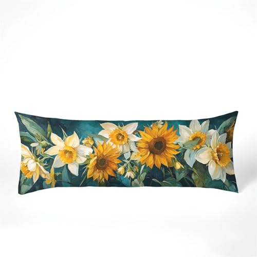 Kissenbezug 30x90 Seitenschläferkissen Bezug Sonnenblume Kissenbezug Nordeuropa Kissen seitenschläfer Samt Verbessern Sie Schlafqualität Pillow Case Doppelseitig Drucken für Sofa Schlafzimmer,Model102 Kissenbezug 30x90 Seitenschläferkissen Bezug Sonnenblume Kissenbezug Nordeuropa Kissen seitenschläfer Samt Verbessern Sie Schlafqualität Pillow Case Doppelseitig Drucken für Sofa Schlafzimmer,Model102 von Zhngshlg