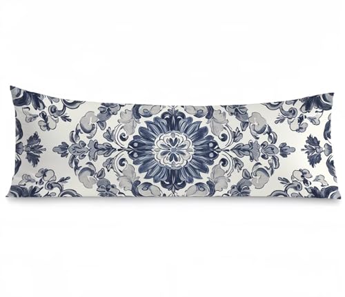 Kissenbezug 40 x 120 Seitenschläferkissen Bezug Blau Kissenbezug Boho Kissen seitenschläfer Samt Verbessern Sie Schlafqualität Pillow Case, Doppelseitig Drucken für Sofa Deko Schlafzimmer, Model339 Kissenbezug 40 x 120 Seitenschläferkissen Bezug Blau Kissenbezug Boho Kissen seitenschläfer Samt Verbessern Sie Schlafqualität Pillow Case, Doppelseitig Drucken für Sofa Deko Schlafzimmer, Model339 von Zhngshlg