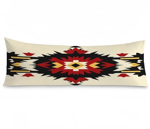 Kissenbezug 40 x 120 Seitenschläferkissen Bezug Böhmen Kissenbezug Nordeuropa Kissen seitenschläfer Samt Verbessern Sie Schlafqualität Pillow Case, Doppelseitig Drucken für Deko Schlafzimmer, Model978 von Zhngshlg