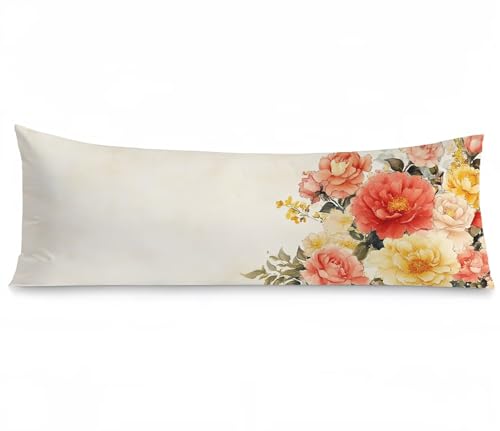 Kissenbezug 40 x 120 Seitenschläferkissen Bezug Nordeuropa Kissenbezug Chrysantheme Kissen seitenschläfer Leinen Pillow Case, Doppelseitig Drucken für Sofa Wohnzimmer Deko Schlafzimmer, Model612 Kissenbezug 40 x 120 Seitenschläferkissen Bezug Nordeuropa Kissenbezug Chrysantheme Kissen seitenschläfer Leinen Pillow Case, Doppelseitig Drucken für Sofa Wohnzimmer Deko Schlafzimmer, Model612 von Zhngshlg