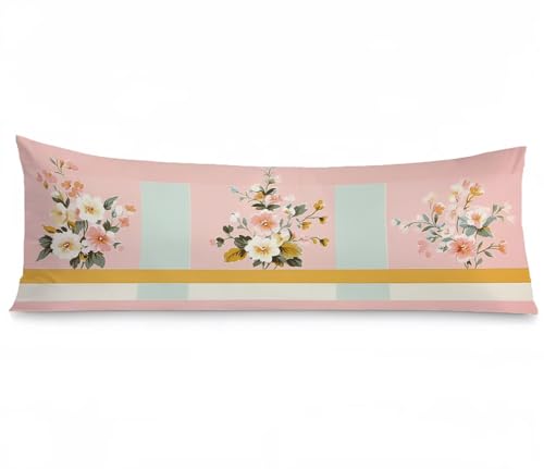 Kissenbezug 40 x 145 Seitenschläferkissen Bezug Rosa Kissenbezug Blumen Kissen seitenschläfer Samt Verbessern Sie Schlafqualität Pillow Case, Doppelseitig Drucken für Sofa Deko Schlafzimmer, Model690 Kissenbezug 40 x 145 Seitenschläferkissen Bezug Rosa Kissenbezug Blumen Kissen seitenschläfer Samt Verbessern Sie Schlafqualität Pillow Case, Doppelseitig Drucken für Sofa Deko Schlafzimmer, Model690 von Zhngshlg