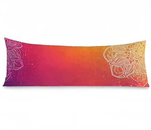 Seitenschläferkissen Bezug 30 x 90, Traum Kissenbezug 30x90 kissen seitenschläfer Mandala Muster Samt Verbessern Sie Schlafqualität Pillow Case, Doppelseitig Drucken für Sofa Schlafzimmer, Model595 Seitenschläferkissen Bezug 30 x 90, Traum Kissenbezug 30x90 kissen seitenschläfer Mandala Muster Samt Verbessern Sie Schlafqualität Pillow Case, Doppelseitig Drucken für Sofa Schlafzimmer, Model595 von Zhngshlg