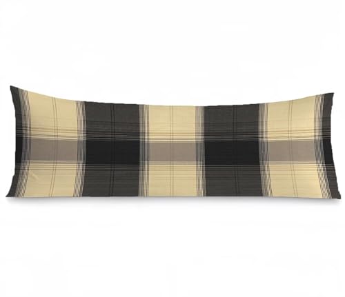 Seitenschläferkissen Bezug 40 x 120, Grau Kissenbezug 40x120 Kissen seitenschläfer Gitter Muster Samt Verbessern Sie Schlafqualität Pillow Case, Doppelseitig Drucken für Sofa Schlafzimmer, Model331 Seitenschläferkissen Bezug 40 x 120, Grau Kissenbezug 40x120 Kissen seitenschläfer Gitter Muster Samt Verbessern Sie Schlafqualität Pillow Case, Doppelseitig Drucken für Sofa Schlafzimmer, Model331 von Zhngshlg