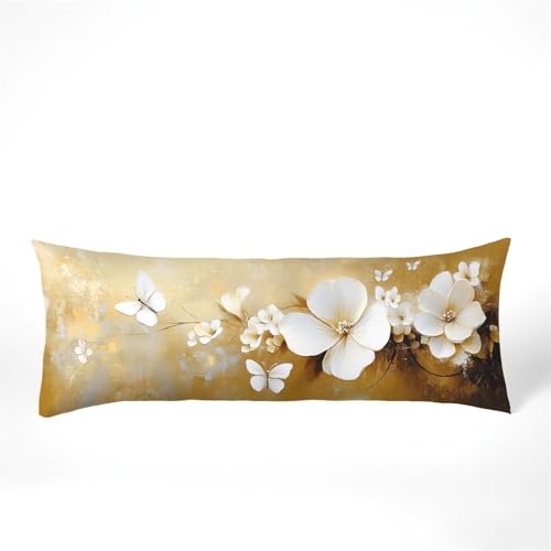Seitenschläferkissen Bezug 40 x 120, Nordeuropa Kissenbezug 40x120 Kissen seitenschläfer Blume Muster Samt Verbessern Sie Schlafqualität Pillow Case, Doppelseitig Drucken für Schlafzimmer, Model463 Seitenschläferkissen Bezug 40 x 120, Nordeuropa Kissenbezug 40x120 Kissen seitenschläfer Blume Muster Samt Verbessern Sie Schlafqualität Pillow Case, Doppelseitig Drucken für Schlafzimmer, Model463 von Zhngshlg