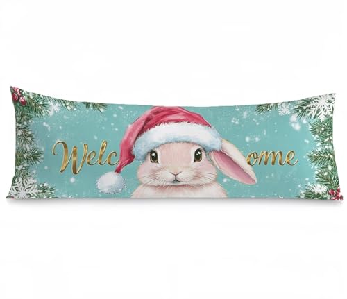 Seitenschläferkissen Bezug 40 x 120, Schneeflocke Kissenbezug 40x120 kissen seitenschläfer Kaninchen Muster Samt Verbessern Sie Schlafqualität Pillow Case für Sofa Wohnzimmer Schlafzimmer, Model349 Seitenschläferkissen Bezug 40 x 120, Schneeflocke Kissenbezug 40x120 kissen seitenschläfer Kaninchen Muster Samt Verbessern Sie Schlafqualität Pillow Case für Sofa Wohnzimmer Schlafzimmer, Model349 von Zhngshlg