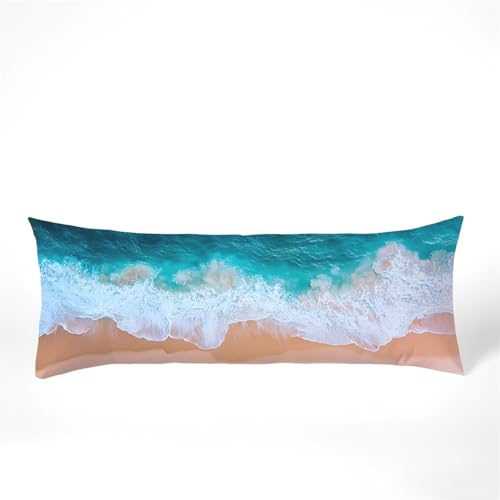 Seitenschläferkissen Bezug 40 x 145, Blau Kissenbezug 40x145 kissen seitenschläfer Ozean Muster Samt Verbessern Sie Schlafqualität Pillow Case Doppelseitig Drucken für Wohnzimmer Schlafzimmer,Model448 Seitenschläferkissen Bezug 40 x 145, Blau Kissenbezug 40x145 kissen seitenschläfer Ozean Muster Samt Verbessern Sie Schlafqualität Pillow Case Doppelseitig Drucken für Wohnzimmer Schlafzimmer,Model448 von Zhngshlg