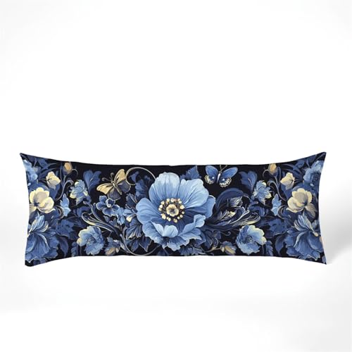 Seitenschläferkissen Bezug 40 x 145, Blumen Kissenbezug 40x145 kissen seitenschläfer Nordeuropa Muster Samt Verbessern Sie Schlafqualität Pillow Case, Doppelseitig Drucken für Schlafzimmer, Model460 Seitenschläferkissen Bezug 40 x 145, Blumen Kissenbezug 40x145 kissen seitenschläfer Nordeuropa Muster Samt Verbessern Sie Schlafqualität Pillow Case, Doppelseitig Drucken für Schlafzimmer, Model460 von Zhngshlg