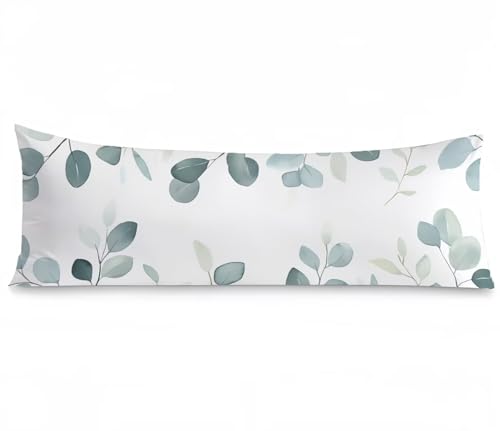 Seitenschläferkissen Bezug 40 x 145, Einfach Kissenbezug 40x145 kissen seitenschläfer Blatt Muster Samt Verbessern Sie Schlafqualität Pillow Case, Doppelseitig Drucken für Sofa Schlafzimmer, Model979 Seitenschläferkissen Bezug 40 x 145, Einfach Kissenbezug 40x145 kissen seitenschläfer Blatt Muster Samt Verbessern Sie Schlafqualität Pillow Case, Doppelseitig Drucken für Sofa Schlafzimmer, Model979 von Zhngshlg