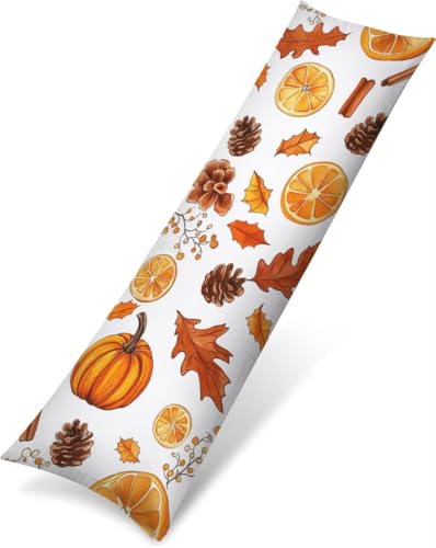 Seitenschläferkissen Bezug 40 x 145, Herbst Kissenbezug 40x145 kissen seitenschläfer Blatt Muster Samt Verbessern Sie Schlafqualität Pillow Case, Doppelseitig Drucken für Sofa Schlafzimmer, Model1555 Seitenschläferkissen Bezug 40 x 145, Herbst Kissenbezug 40x145 kissen seitenschläfer Blatt Muster Samt Verbessern Sie Schlafqualität Pillow Case, Doppelseitig Drucken für Sofa Schlafzimmer, Model1555 von Zhngshlg