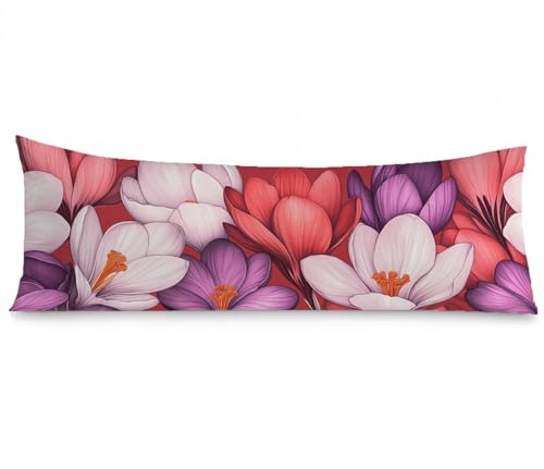 Seitenschläferkissen Bezug 40 x 145, Rosa Kissenbezug 40x145 kissen seitenschläfer Blume Muster Samt Verbessern Sie Schlafqualität Pillow Case Doppelseitig Drucken für Wohnzimmer Schlafzimmer,Model382 Seitenschläferkissen Bezug 40 x 145, Rosa Kissenbezug 40x145 kissen seitenschläfer Blume Muster Samt Verbessern Sie Schlafqualität Pillow Case Doppelseitig Drucken für Wohnzimmer Schlafzimmer,Model382 von Zhngshlg