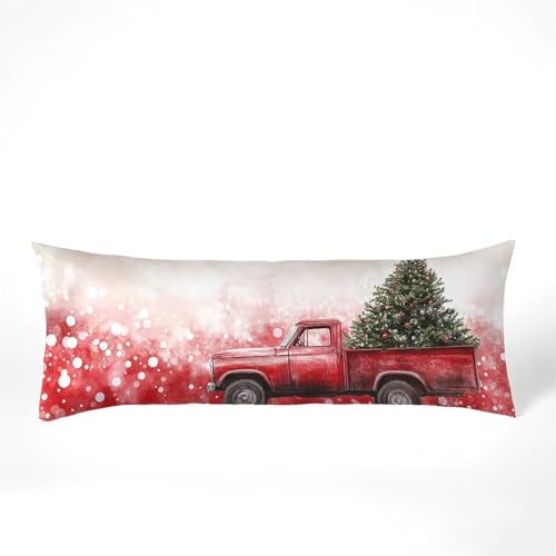 Seitenschläferkissen Bezug 40 x 145, Weihnachtsbaum Kissenbezug 40x145 Kissen seitenschläfer LKW Muster Samt Verbessern Sie Schlafqualität Pillow Case, Doppelseitig Drucken für Schlafzimmer, Model406 Seitenschläferkissen Bezug 40 x 145, Weihnachtsbaum Kissenbezug 40x145 Kissen seitenschläfer LKW Muster Samt Verbessern Sie Schlafqualität Pillow Case, Doppelseitig Drucken für Schlafzimmer, Model406 von Zhngshlg