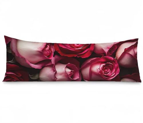 Seitenschläferkissen Bezug 50 x 150, Modern Kissenbezug 50x150 Kissen seitenschläfer Rose Muster Samt Verbessern Sie Schlafqualität Pillow Case, Doppelseitig Drucken für Sofa Schlafzimmer, Model598 Seitenschläferkissen Bezug 50 x 150, Modern Kissenbezug 50x150 Kissen seitenschläfer Rose Muster Samt Verbessern Sie Schlafqualität Pillow Case, Doppelseitig Drucken für Sofa Schlafzimmer, Model598 von Zhngshlg