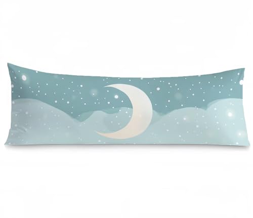 Seitenschläferkissen Bezug 50 x 150, Mond Kissenbezug 50x150 Kissen seitenschläfer Einfachheit Muster Leinen Verbessern Sie Schlafqualität Pillow Case, Doppelseitig Drucken für Schlafzimmer, Model997 Seitenschläferkissen Bezug 50 x 150, Mond Kissenbezug 50x150 Kissen seitenschläfer Einfachheit Muster Leinen Verbessern Sie Schlafqualität Pillow Case, Doppelseitig Drucken für Schlafzimmer, Model997 von Zhngshlg