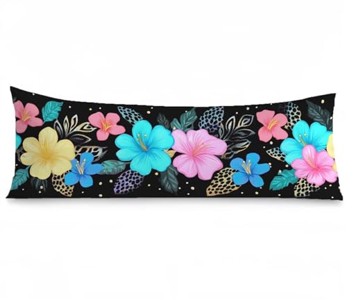 Seitenschläferkissen Bezug Blumen, Einfach Kissenbezug 60x180, Samt Verbessern Sie Schlafqualität Pillow Case, Doppelseitig Drucken mit Unsichtbarem Reißverschluss für Sofa Wohnzimmer Bett, Model590 Seitenschläferkissen Bezug Blumen, Einfach Kissenbezug 60x180, Samt Verbessern Sie Schlafqualität Pillow Case, Doppelseitig Drucken mit Unsichtbarem Reißverschluss für Sofa Wohnzimmer Bett, Model590 von Zhngshlg