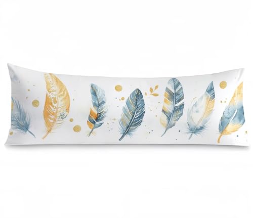 Seitenschläferkissen Bezug Feder, Einfach Kissenbezug 50x150, Leinen Verbessern Sie Schlafqualität Pillow Case, Doppelseitig Drucken mit Unsichtbarem Reißverschluss für Sofa Wohnzimmer Bett, Model221 Seitenschläferkissen Bezug Feder, Einfach Kissenbezug 50x150, Leinen Verbessern Sie Schlafqualität Pillow Case, Doppelseitig Drucken mit Unsichtbarem Reißverschluss für Sofa Wohnzimmer Bett, Model221 von Zhngshlg