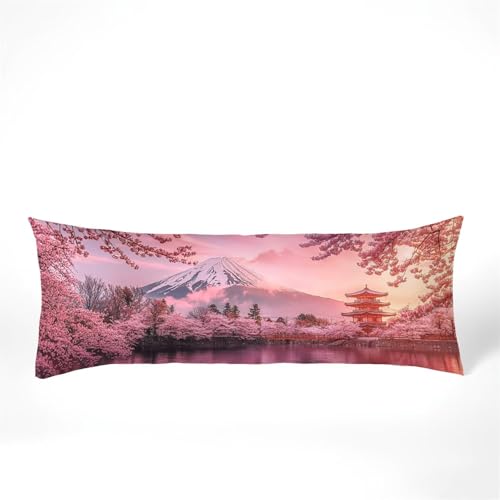 Seitenschläferkissen Bezug Vulkan Fuji, Japan Kissenbezug 40x120, Samt Verbessern Sie Schlafqualität Pillow Case, Doppelseitig Drucken mit Unsichtbarem Reißverschluss für Schlafzimmer Bett, Model203 Seitenschläferkissen Bezug Vulkan Fuji, Japan Kissenbezug 40x120, Samt Verbessern Sie Schlafqualität Pillow Case, Doppelseitig Drucken mit Unsichtbarem Reißverschluss für Schlafzimmer Bett, Model203 von Zhngshlg