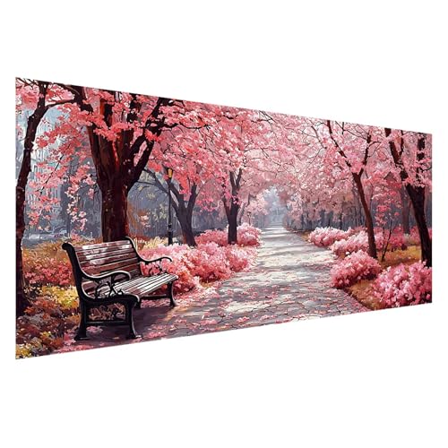 Diamond Painting 100x40 cm, 5D Diamant Painting Bilder Baum Diamant Art Malerei Landschaft, DIY Eckige Steine Stickerei Kreuzstich Bastelset Erwachsene für Zimmer Deko, Geschenke für Frauen Z0-753 Diamond Painting 100x40 cm, 5D Diamant Painting Bilder Baum Diamant Art Malerei Landschaft, DIY Eckige Steine Stickerei Kreuzstich Bastelset Erwachsene für Zimmer Deko, Geschenke für Frauen Z0-753 von Zhngzoyn