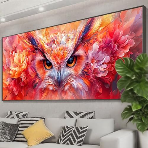 Diamond Painting 75x30 cm, 5D Diamant Painting Bilder Blume Diamant Art Malerei Eule, DIY Eckige Steine Crystal Stickerei Kreuzstich Bastelset Erwachsene für Zimmer Deko,Geschenke für Frauen Z0-672 Diamond Painting 75x30 cm, 5D Diamant Painting Bilder Blume Diamant Art Malerei Eule, DIY Eckige Steine Crystal Stickerei Kreuzstich Bastelset Erwachsene für Zimmer Deko,Geschenke für Frauen Z0-672 von Zhngzoyn