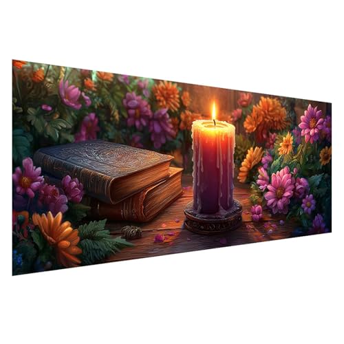 Diamond Painting Blume Diamond Painting Erwachsene 100x40 cm, 5D Landschaft Diamant Malerei Bilder Basteln Mädchen ab 8 Jahre, DIY Eckige Steine Stickerei Cross Stitch Malerei Deko Wohnzimmer Z0-751 Diamond Painting Blume Diamond Painting Erwachsene 100x40 cm, 5D Landschaft Diamant Malerei Bilder Basteln Mädchen ab 8 Jahre, DIY Eckige Steine Stickerei Cross Stitch Malerei Deko Wohnzimmer Z0-751 von Zhngzoyn